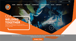Desktop Screenshot of ceaweld.com
